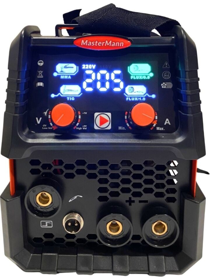 Master Mann MIG- MMA 205A Gazsız Gazaltı İnverter Kaynak Makinası