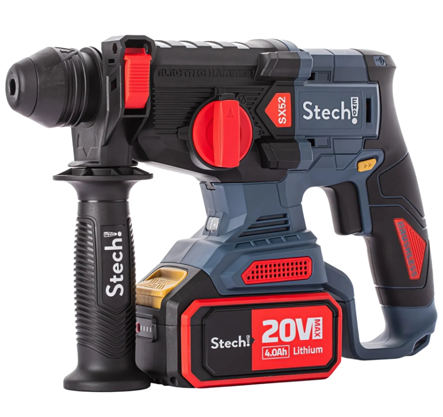 Stechend SX52  2x4 Ah 20V Akülü Kırıcı Delici