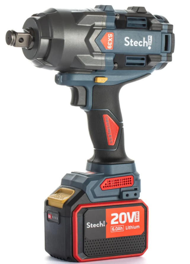 Stechend SX39 Akülü Darbeli Somun Sıkma 20V 2x6 Ah