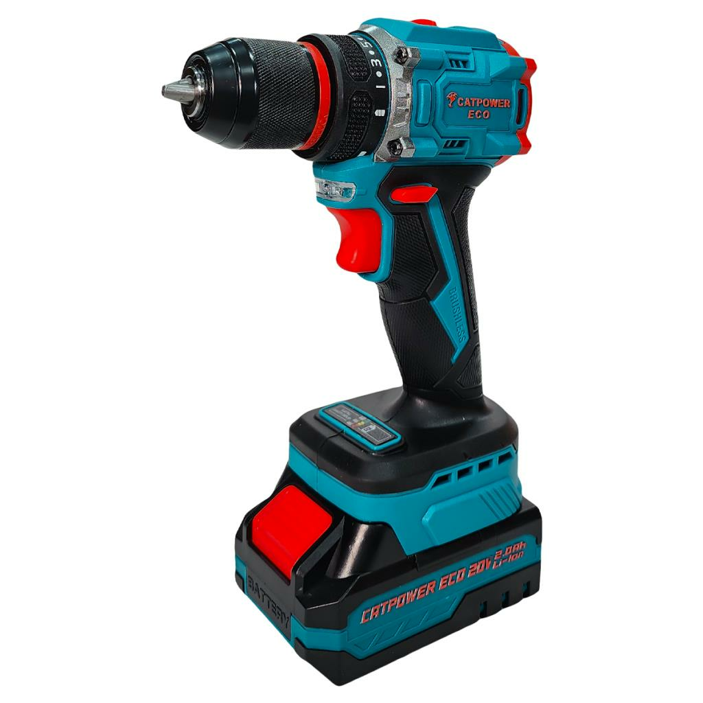 CATPOWER E1010 Kömürsüz Motor Akülü Vidalama 20V 2.0Ah (2 Akülü)