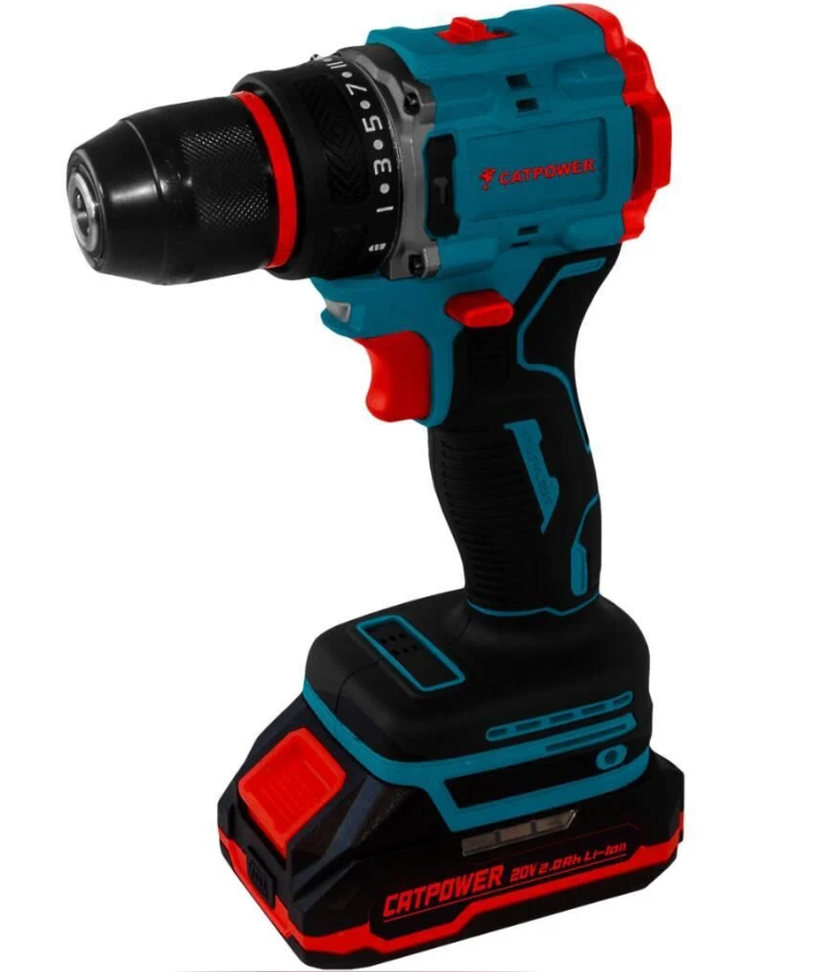 CATPOWER 1025 Akülü Darbeli Vidalama 13MM 20V Lİ-İON 2.0Ah (2 Akülü)