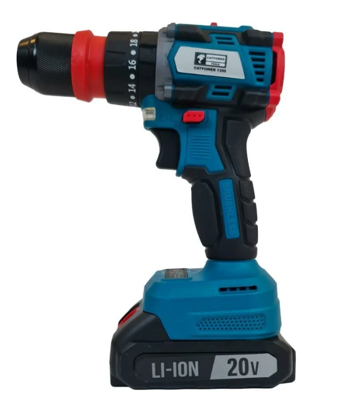 CATPOWER 1350 Akülü Darbeli Vidalama Çıkartılabilir Mandren 20V 20.Ah Akü (2 Akülü)