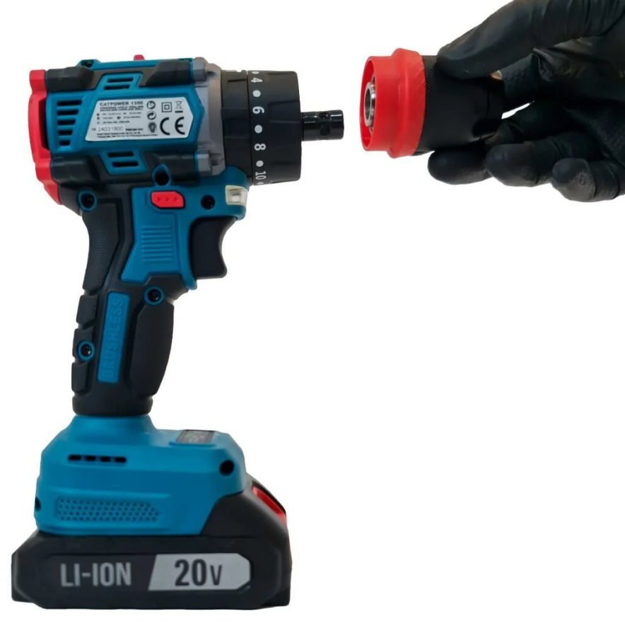 CATPOWER 1350 Akülü Darbeli Vidalama Çıkartılabilir Mandren 20V 20.Ah Akü (2 Akülü)