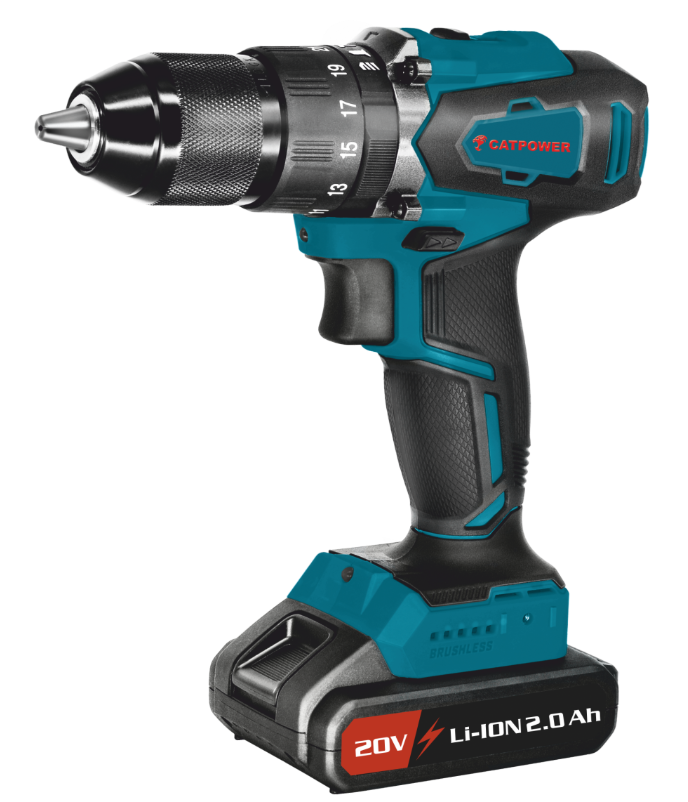 CATPOWER 4111 Akülü Darbeli Vidalama Li-ion Kömürsüz 20V 2.0Ah (2 Akülü)
