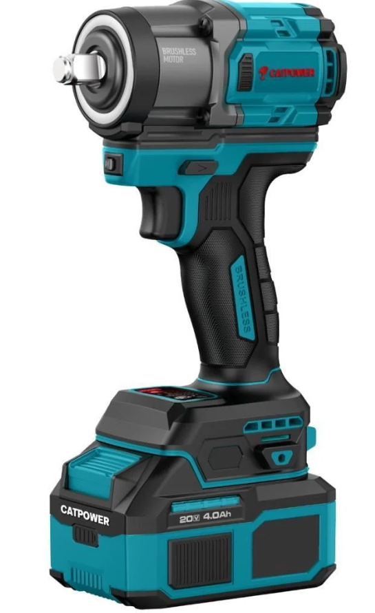 CATPOWER 4227 Kömürsüz Akülü Somun Sıkma 1/2'' 800NM Lİ-İON 20V 4.0Ah (2 Akülü)