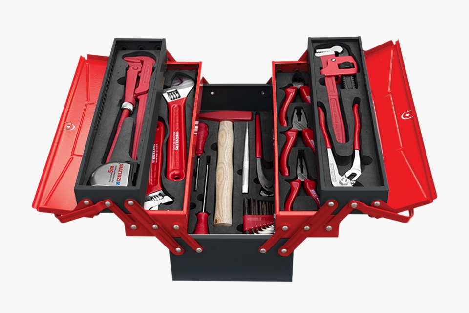 İzeltaş Tesisatçı Takım Çantası 5 Gözlü (28 Parça) 8420005028