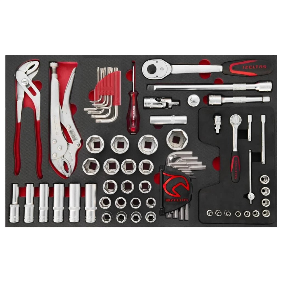 İzeltaş Partner Serisi Takım Dolabı 5 Çekmeceli - Dolu (118 Parça) 8235006121