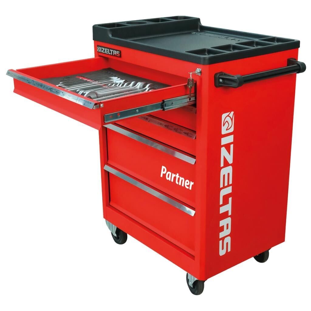 İzeltaş Partner Serisi Takım Dolabı 5 Çekmeceli - Dolu (118 Parça) 8235006121