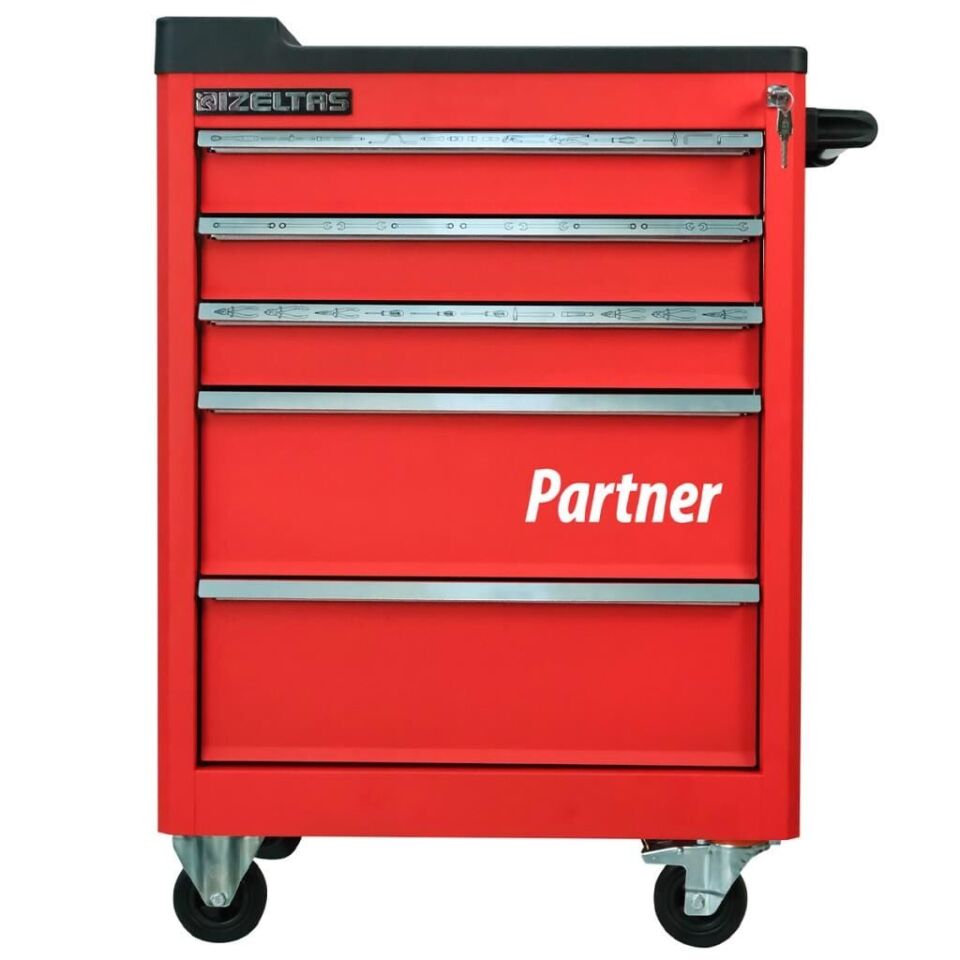 İzeltaş Partner Serisi Takım Dolabı 5 Çekmeceli - Dolu (118 Parça) 8235006121