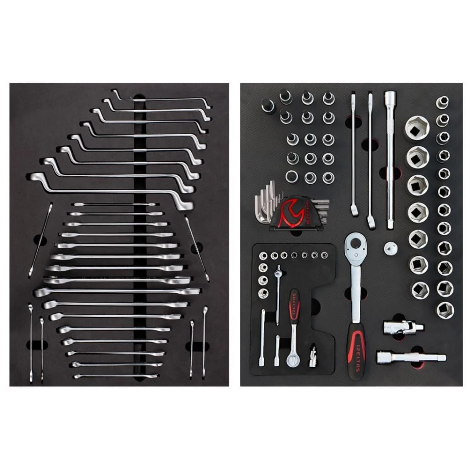 İzeltaş Pro Serisi Takım Dolabı 8 Çekmeceli - Dolu (206 Parça) 8241001209