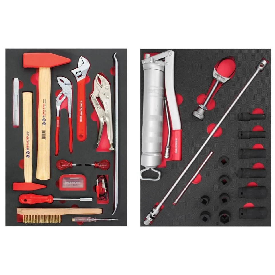 İzeltaş Premium Serisi Takım Dolabı 7 Çekmeceli - Dolu (250 Parça) 8245007096