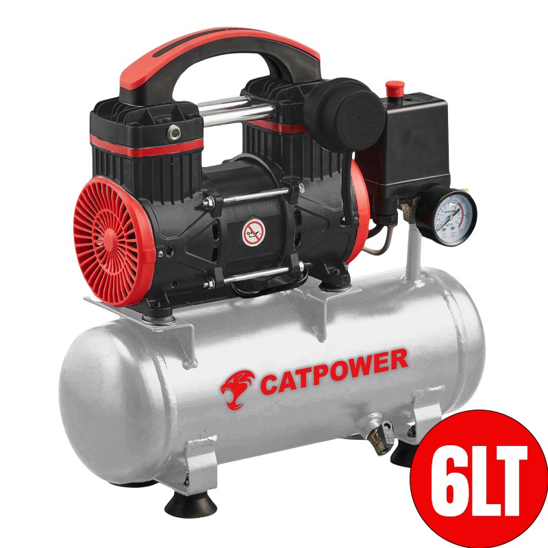 CATPOWER Sessiz Ve Yağsız Kompresör 1 HP 6 LT 1111