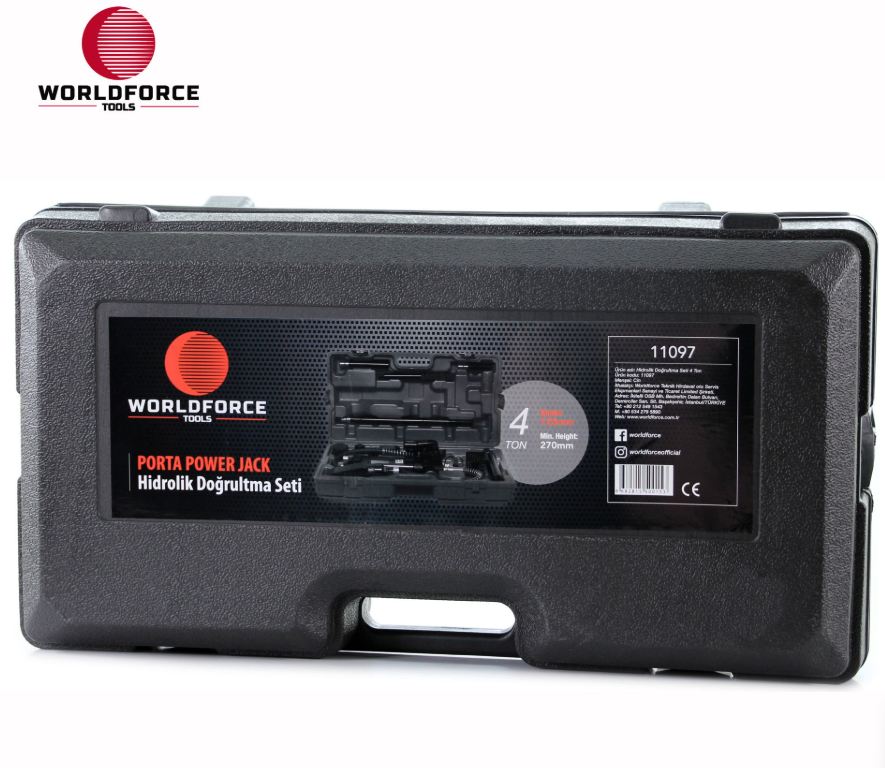 Wordlforce Hidrolik Doğrultma Seti 4 Ton