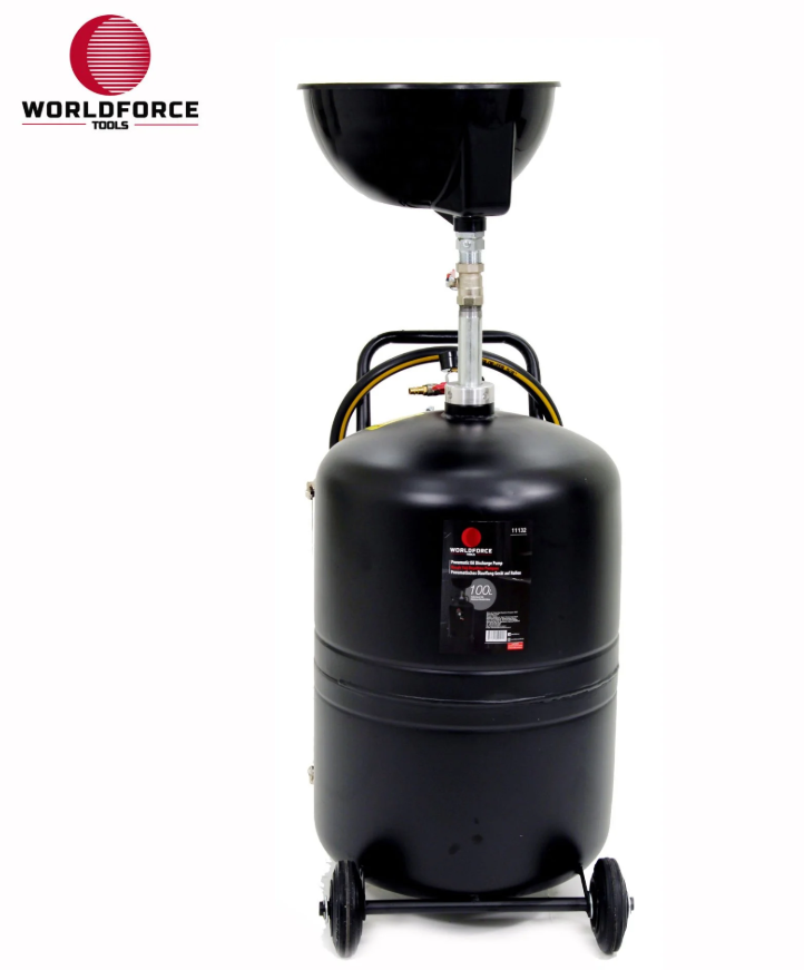 Worldforce Havalı Yağ Boşaltma 100 LT
