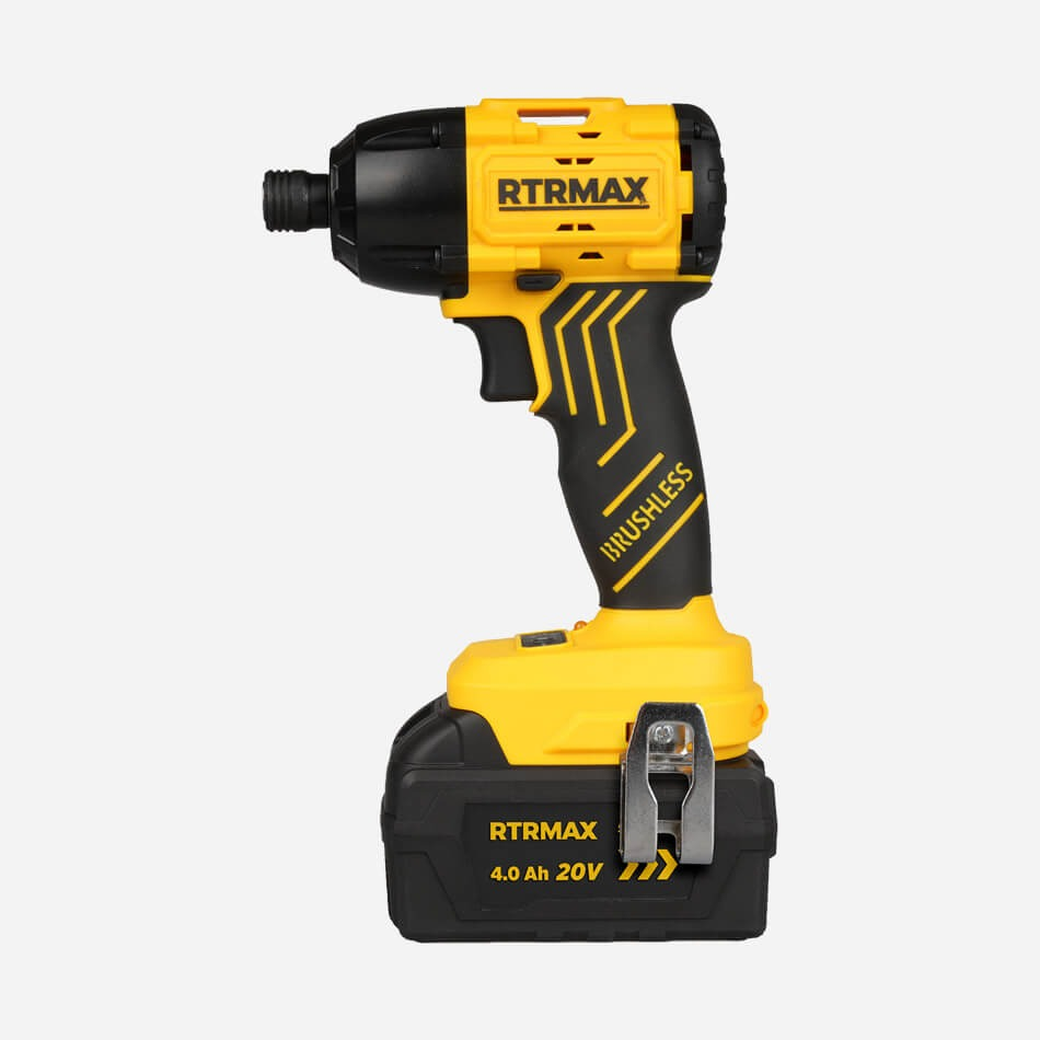 RTRMAX RTS5020 Şarjlı Torklu Vidalama Makinası Kömürsüz 200 Nm 2x4 Ah Çift Akü - Akü Dahil