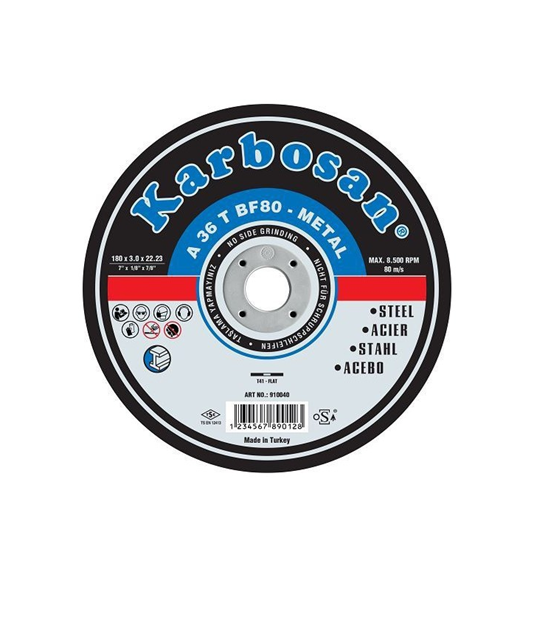 Karbosan Metal Kesme Diski 230x3.0x22.23 25'li Paket
