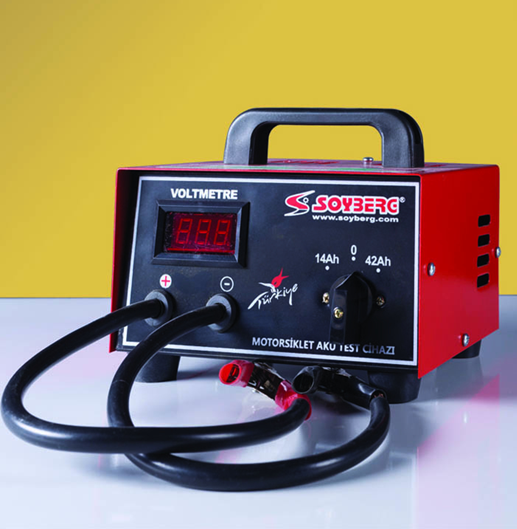 Soyberg MOT-1 12V 24V 300A Anahtarlı LED Ekranlı Akü Test Cihazı