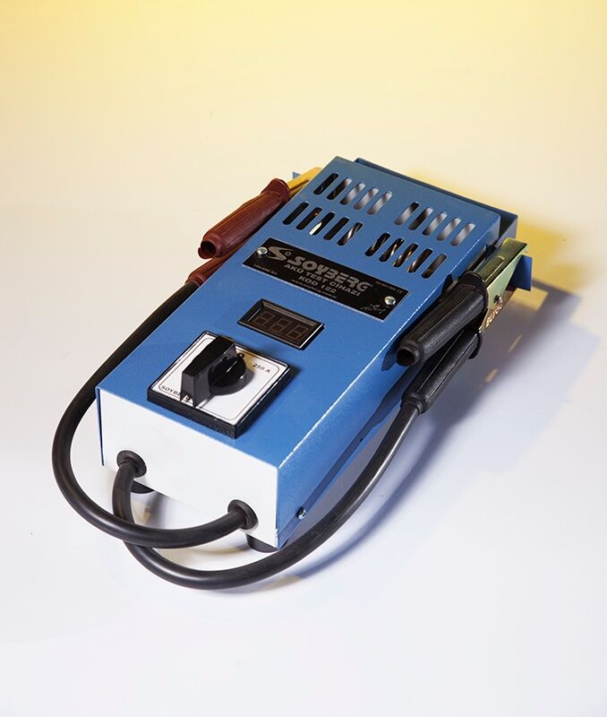 Soyberg 122 12V 24V 300A Şartelli LED Ekranlı Rende Tip Akü Test Cihazı