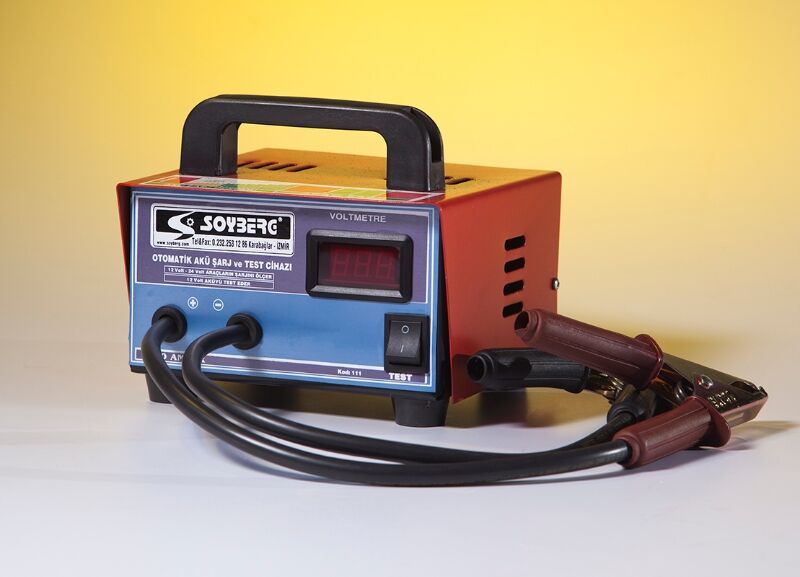 Soyberg 110 12V 24V 100A Anahtarlı LED Ekranlı Akü Test Cihazı