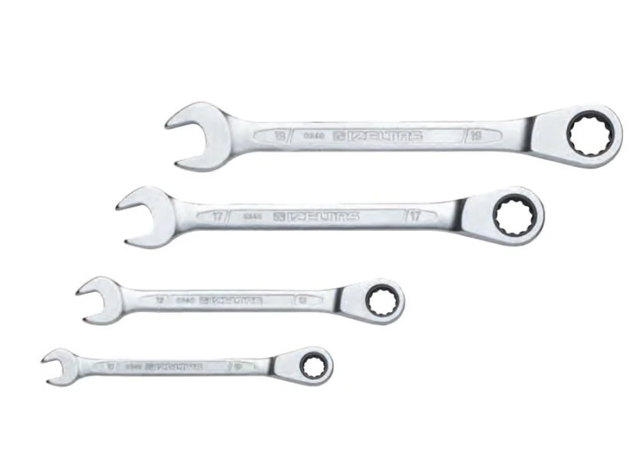 İzeltaş 13000 00 5343 Cırcır Kombine Anahtar Takımı 4 Parça