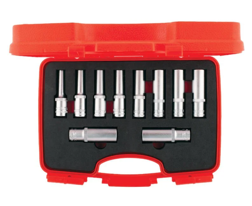 İzeltaş 1108 00 6010 Derin Lokma Takımı 1/2'' 10 Parça