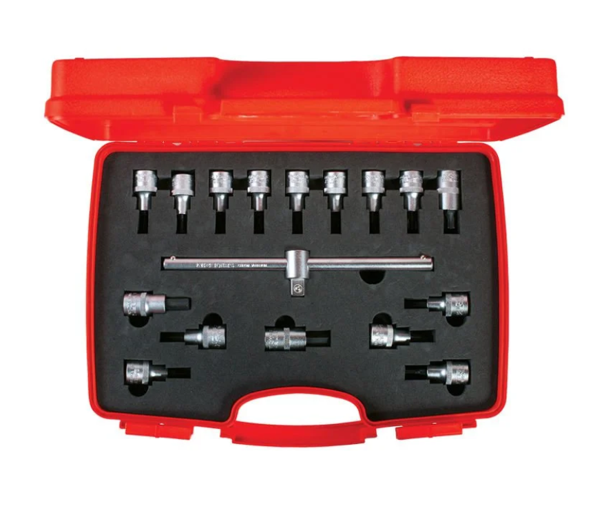 İzeltaş Lokmalı Allen Uç ve Star Torx Uç Takımı 17 Parça