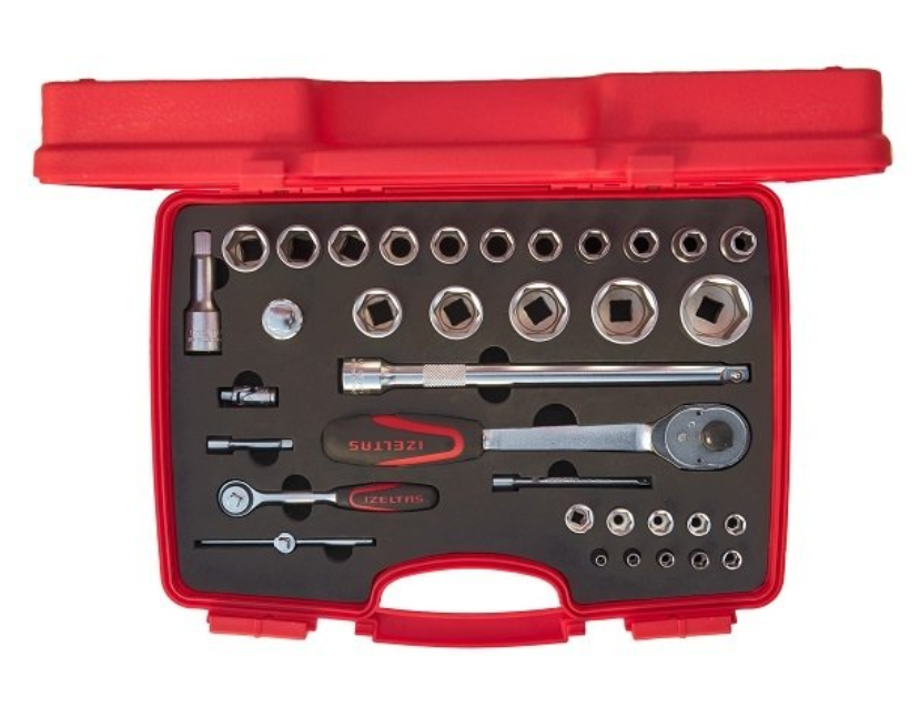 İzeltaş 1113 00 1038 Lokma Takımı 1/4 - 1/2'' 35 Parça