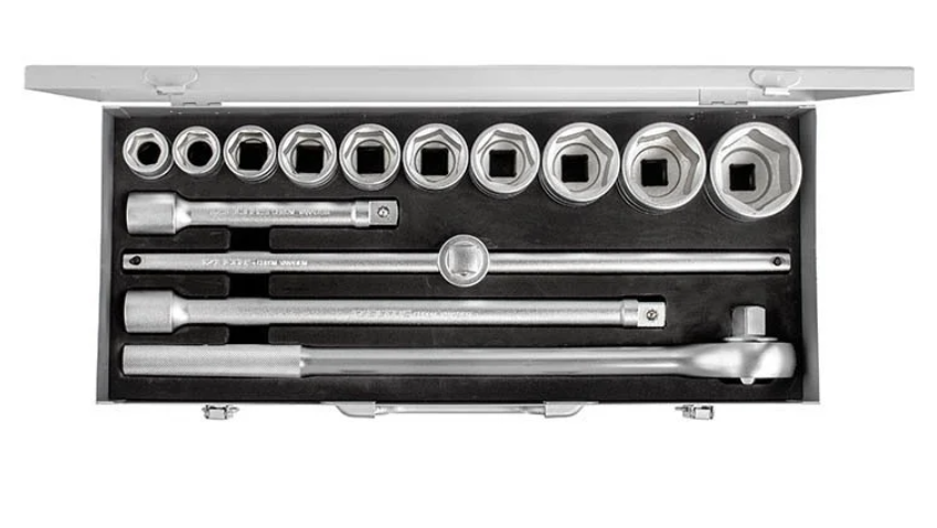 İzeltaş 1119 00 6114 6 Köşe Lokma Anahtar Takımı 3/4'' 14 Parça