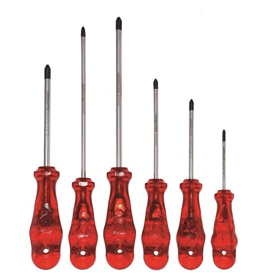 İzeltaş 4120 00 8106 Kraft Seri Yıldız Uçlu Tornavida Seti 6 Parça