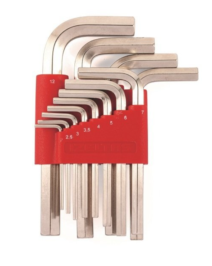 İzeltaş 4900 00 3112 Allen Anahtar Takım Altı Köşe 12 Parça