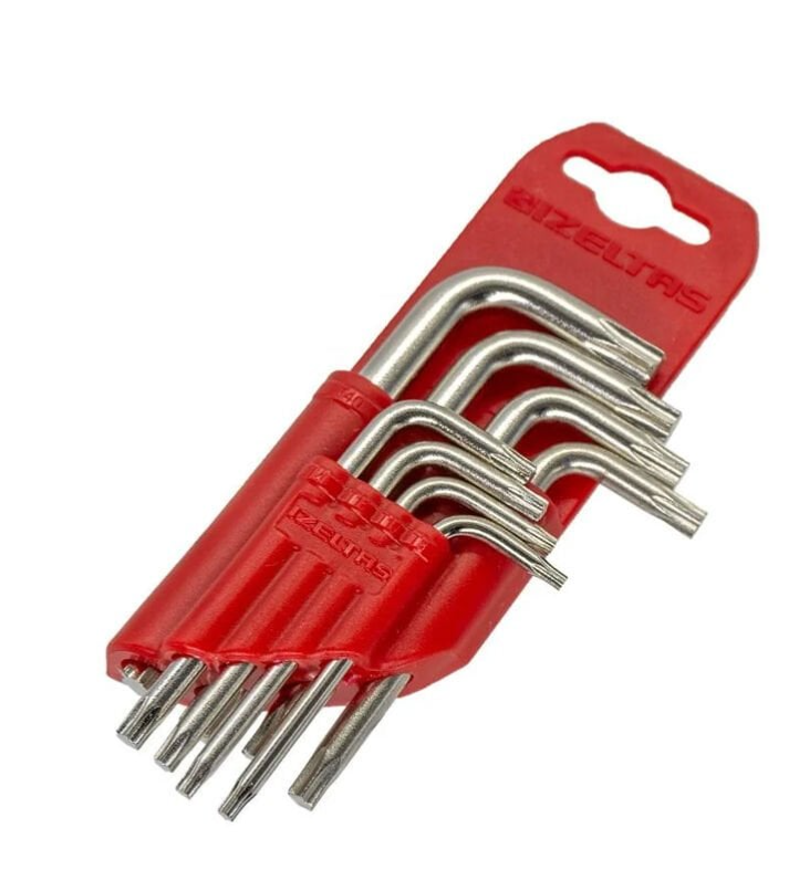 İzeltaş 4910 00 7108 Torx Allen Anahtar Takımı 8 Parça