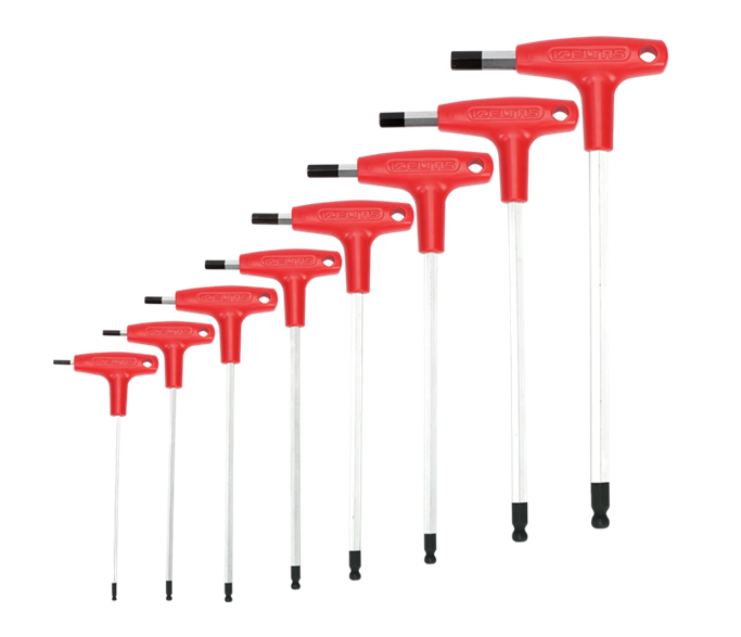 İzeltaş 4921 00 8108 Yuvarlak Başlı T Tipi Allen Anahtar Takımı 8 Parça