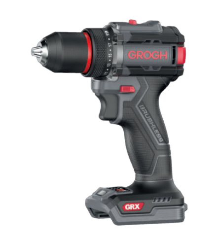 GROGH Çift Akülü 4'lü Set GRX9201S | Darbeli Matkap + Torklu Vidalama + Avuç Taşlama + Kırıcı Delici