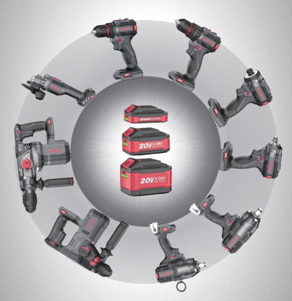 GROGH Akü 20V 4Ah GRX2004 | Yedek Batarya 20 Volt 4 Ah Li-ion Yedek Akü