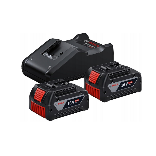 Bosch Şarj Seti GAL 18V-40 + GBA 18V 4.0 Ah x 2 adet
