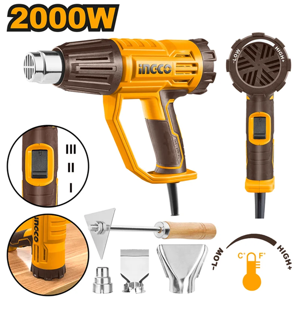 Ingco Sıcak Hava Tabancası HG200047