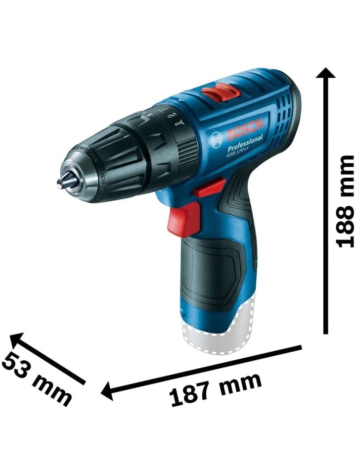 Bosch Gsb 120-Li 2AH Darbeli Akülü Delme Vidalama - 06019G8100