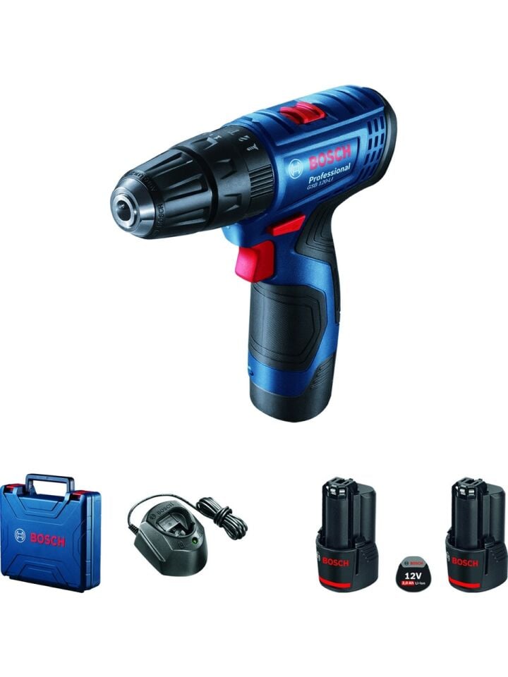 Bosch Gsb 120-Li 2AH Darbeli Akülü Delme Vidalama - 06019G8100