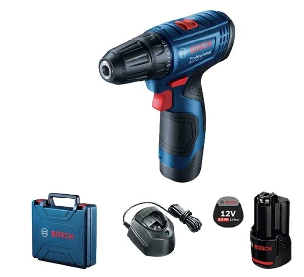 Bosch GSR 120-LI Akülü Delme Vidalama Makinesi 2x2 Ah
