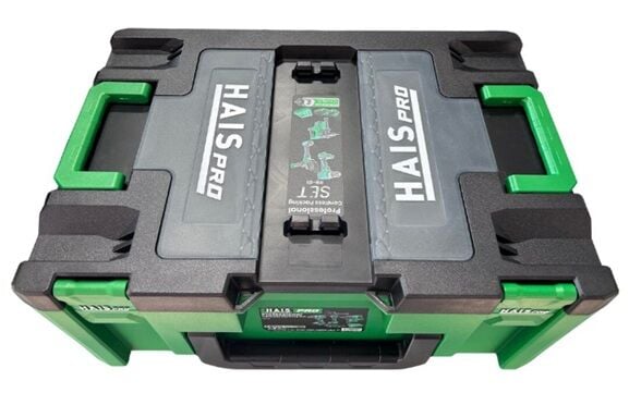 HaisPro Akülü Set - 3'lü Profesyonel Akülü Set + 2X4 Ah Çift Akü - RB-01