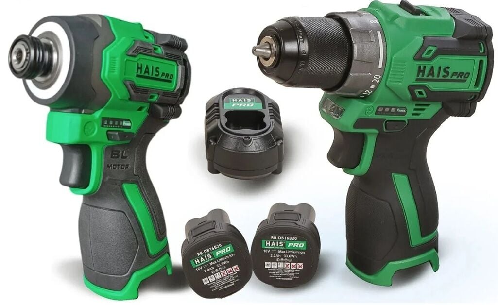 HaisPro RB-03 Akülü El Aleti Seti 2'li 16V 2x2 Ah