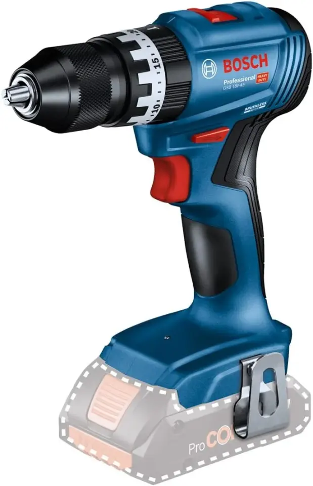 BOSCH GSB 18V-45 Akülü Matkap + GDR 18V-215 Akülü Vidalama Seti (2x4.0Ah) (0 615 A50 069)